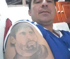 Brasileiro tatua Messi no braço e promete novas pinturas se a Argentina for campeã