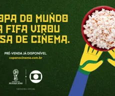 Globo leva às telas de cinemas de todo o Brasil os jogos da Seleção na Copa