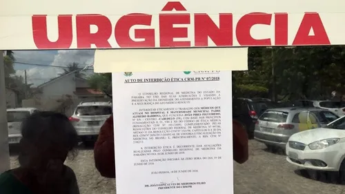 
				
					Hospital-maternidade de Cabedelo é interditado pelo CRM
				
				