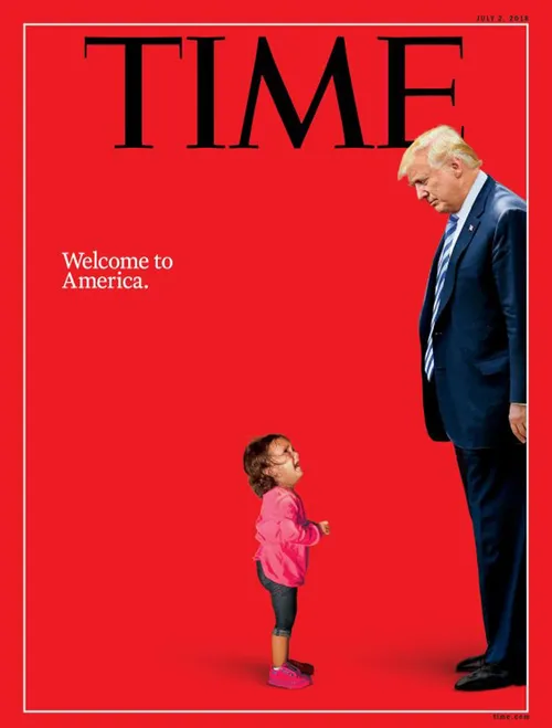 
				
					Revista Time faz capa com Trump encarando crianças imigrantes
				
				