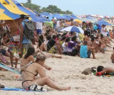 Seis praias estão impróprias para banho e umidade do ar pode atingir 20%