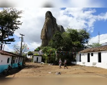 Pedra de Santo Antônio, em Fagundes