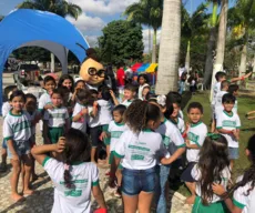 Alunos de escolas públicas participam de ações de lazer e saúde no Parque da Criança