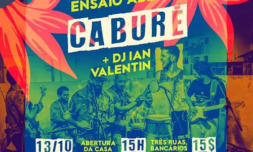 
                                        
                                            Banda Caburé & DJ Ian Valentin
                                        
                                        