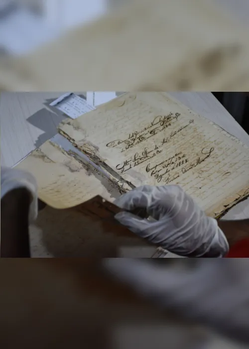 
                                        
                                            Encontrados documentos dos séculos XVII e XIX na Câmara de João Pessoa
                                        
                                        