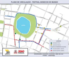 Trânsito na Lagoa será alterado para festival Bonecos do Mundo