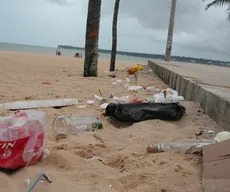 Quase 4 toneladas de lixo são retiradas das praias de JP