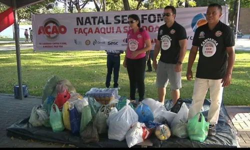 
                                        
                                            Campanha 'Natal Sem Fome' já arrecadou 46 toneladas de alimentos na Paraíba
                                        
                                        