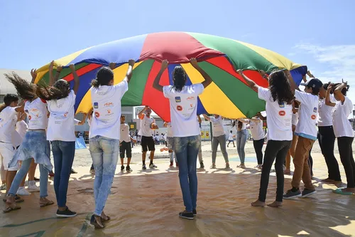 
				
					Caravana do Esporte e das Artes atende 3 mil alunos da rede municipal de João Pessoa
				
				