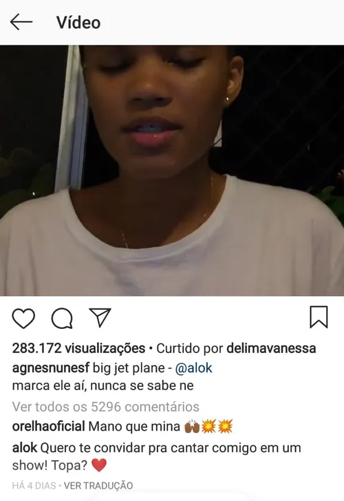 
				
					Cantora de CG bomba nas redes sociais e é convidada por Alok para show
				
				