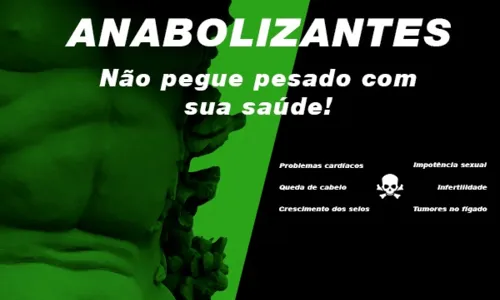 
				
					Academias de João Pessoa terão que afixar cartazes para coibir uso de anabolizantes
				
				