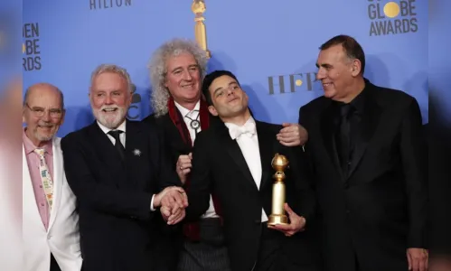 
				
					'Bohemian Rhapsody' e 'Green Book' são os grandes vencedores do Globo de Ouro 2019
				
				
