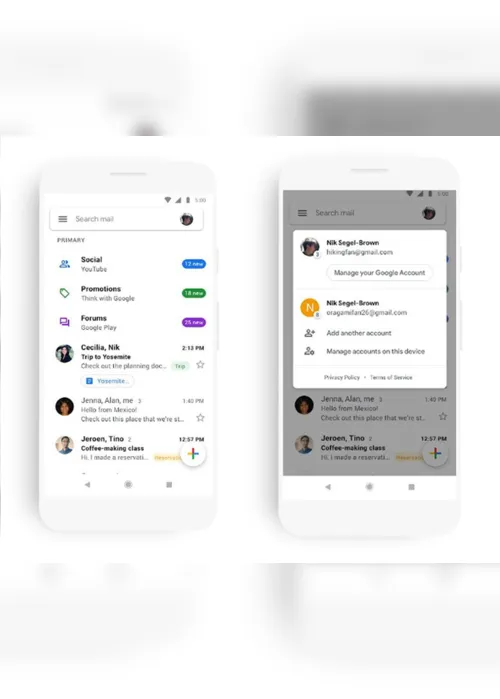 
                                        
                                            Gmail ganha nova versão para celular
                                        
                                        