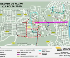 Confira mudanças no trânsito em João Pessoa para Folia de Rua