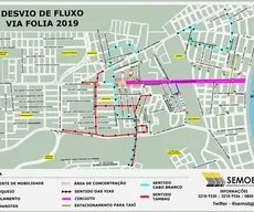 Confira mudanças no trânsito em João Pessoa para Folia de Rua