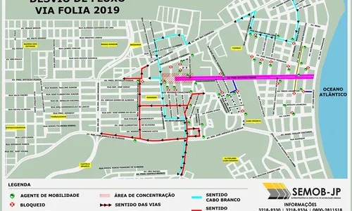 
                                        
                                            Confira mudanças no trânsito em João Pessoa para Folia de Rua
                                        
                                        