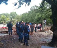 Moradores denunciam ação da prefeitura no Porto do Capim nesta segunda-feira