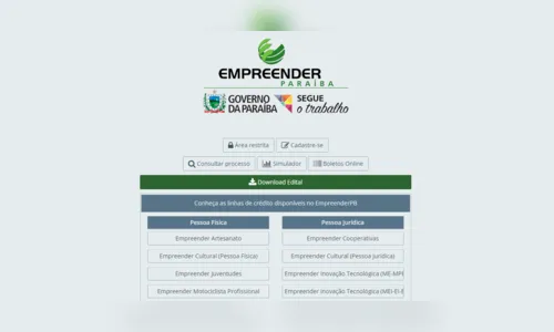 
				
					Programa Empreender abre inscrições em 15 cidades da Paraíba; veja como acessar
				
				