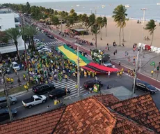 Manifestantes fazem ato contra a lei de abuso de autoridade e o STF em JP