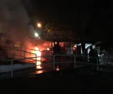 Incêndio destrói barraca de lanche na Central de Aulas da UEPB