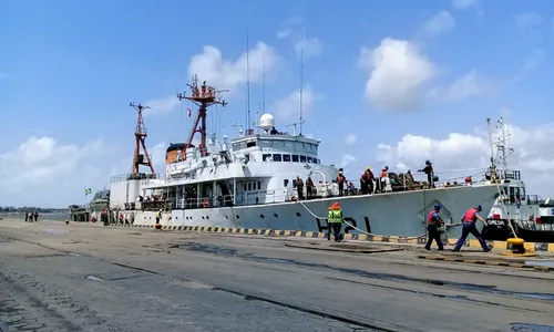 
                                        
                                            Navio da Marinha está aberto à visitação no Porto de Cabedelo
                                        
                                        