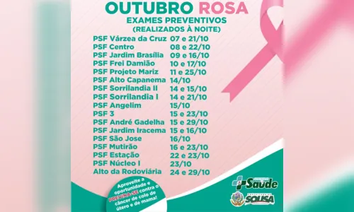 
				
					Outubro Rosa: 210 mulheres morreram por câncer de mama em 2019 na Paraíba
				
				