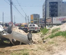 Homem que transportava 2 kg de cocaína é preso após capotar carro na BR-230