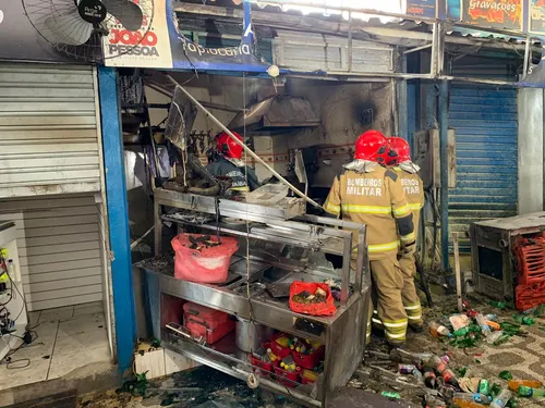 
				
					Incêndio é registrado no Centro Comercial de Passagem, mas fogo é controlado
				
				