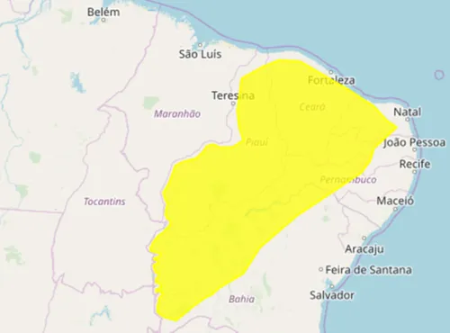 
				
					Inmet emite alerta para risco com chuvas intensas em 110 municípios da Paraíba
				
				