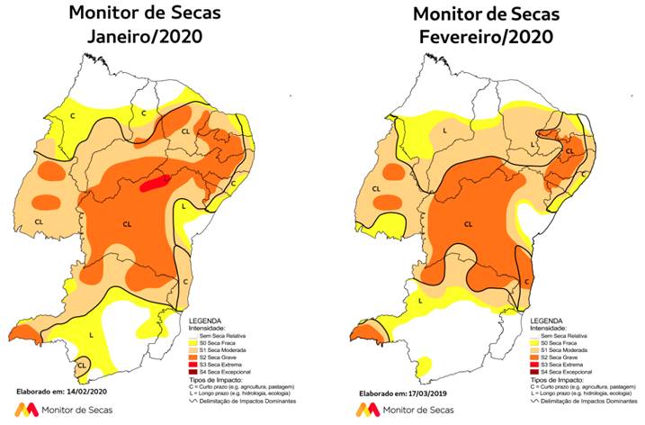 
				
					Paraíba reduziu gravidade da seca em fevereiro, aponta relatório da ANA
				
				