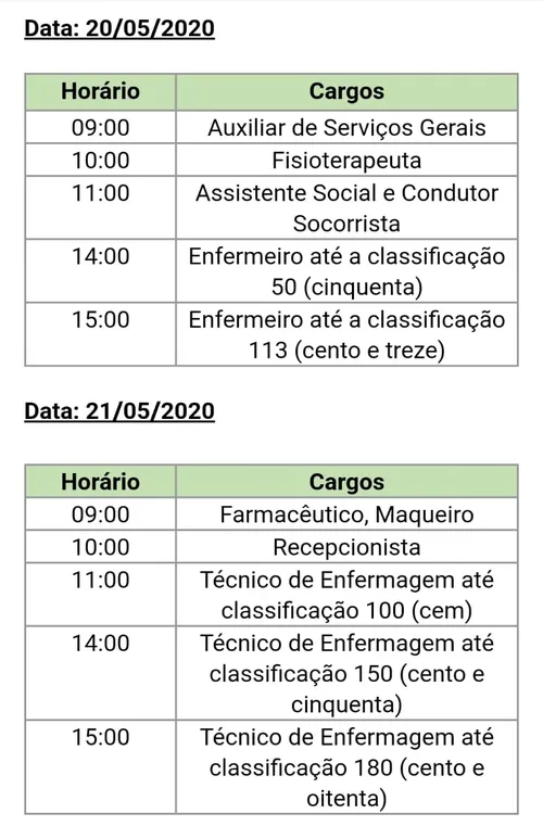 
				
					Prefeitura de CG convoca mais 457 profissionais de saúde para reforçar rede de combate à Covid-19
				
				