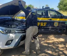 Carro de luxo roubado no RN é recuperado pela PRF, durante operação em Cajazeiras