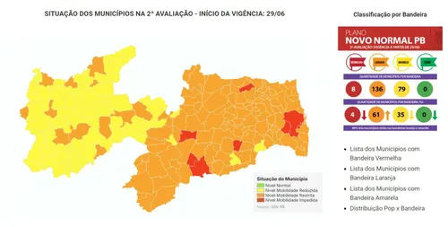 
				
					Doze cidades da PB devem ampliar medidas de isolamento social para conter coronavírus
				
				