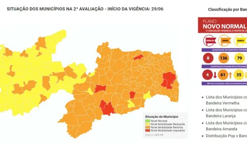 
                                        
                                            Doze cidades da PB devem ampliar medidas de isolamento social para conter coronavírus
                                        
                                        