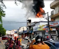 Incêndio atinge loja de variedades no Centro de Guarabira