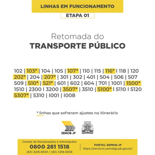 
				
					Faixas exclusivas para ônibus em JP voltam a multar a partir de segunda
				
				