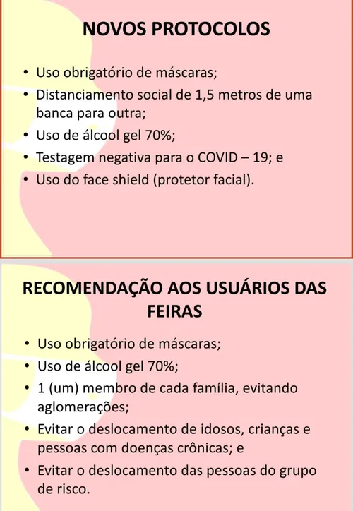 
				
					Cartaxo autoriza reabertura das feiras livres de João Pessoa a partir de segunda-feira
				
				