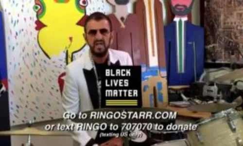 
				
					Vidas negras importam. Ringo se engaja na luta contra o racismo
				
				