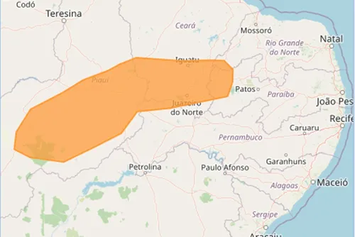 
				
					Inmet alerta para risco de baixa umidade em 33 cidades da Paraíba até domingo
				
				