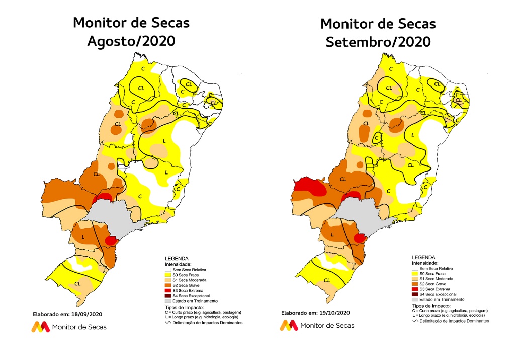 
				
					Áreas com secas na Paraíba atinge 61,07% do território, aponta Monitor
				
				