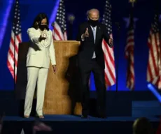 Um Biden empolgado e uma Kamala empoderada na bela festa da vitória democrata