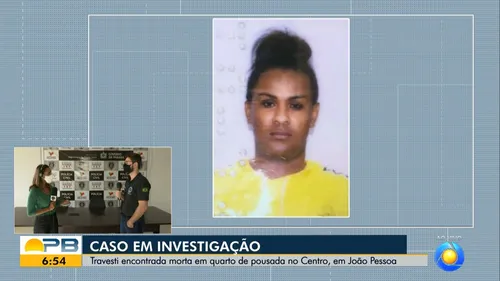 
				
					Travesti é morta por enforcamento em quarto de pousada em João Pessoa
				
				