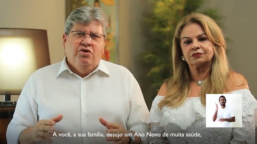 Em mensagem de fim de ano, João Azevêdo se compromete a vacinar todos os paraibanos