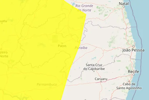 
				
					Inmet emite alerta amarelo de baixa umidade para 102 municípios da Paraíba
				
				