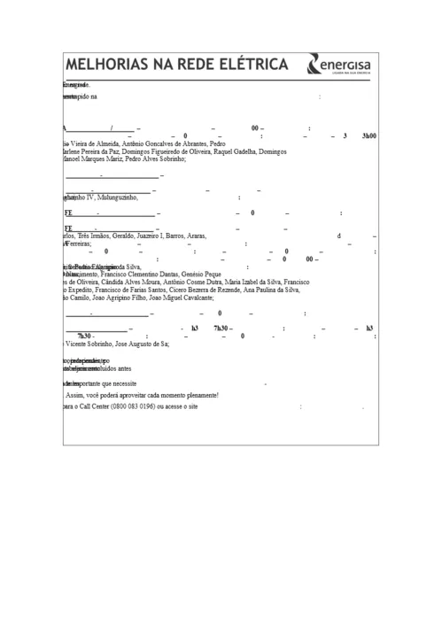 
				
					EDITAL DA ENERGISA “AVISO DE DESLIGAMENTO PROGRAMADO PARA MELHORIA DA REDE ELÉTRICA” - 21/02/2021 a 27/02/2021
				
				
