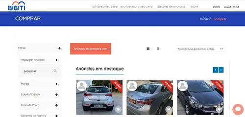 
				
					Bibiti: conheça site paraibano de compra e venda de veículos
				
				