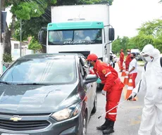 Prefeitura de Santa Rita volta a montar barreiras sanitárias com testes rápidos para Covid-19