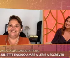 Mãe de Juliette teve que reaprender a ler e escrever com a filha após sofrer AVC