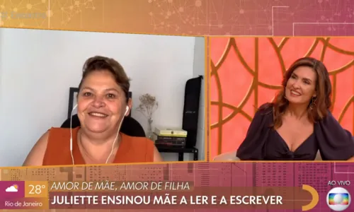 
                                        
                                            Mãe de Juliette teve que reaprender a ler e escrever com a filha após sofrer AVC
                                        
                                        