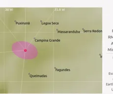 Tremores de terra são registrados em dois municípios da Paraíba